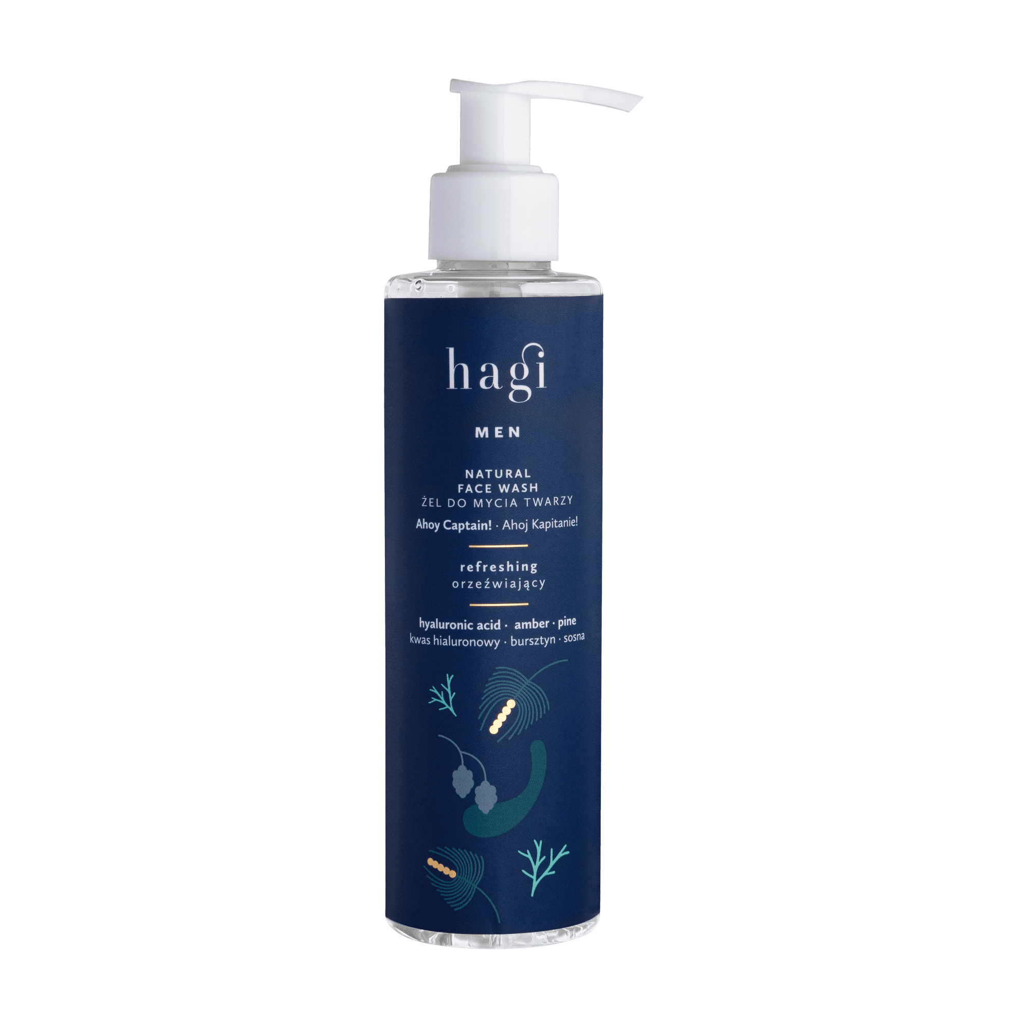 Hagi Ahoj Kapitanie pielęgnujący żel do mycia twarzy, 200 ml
