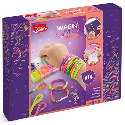 Zestaw kreatywny MAPED CREATIV Bransoletki neonowe 907404