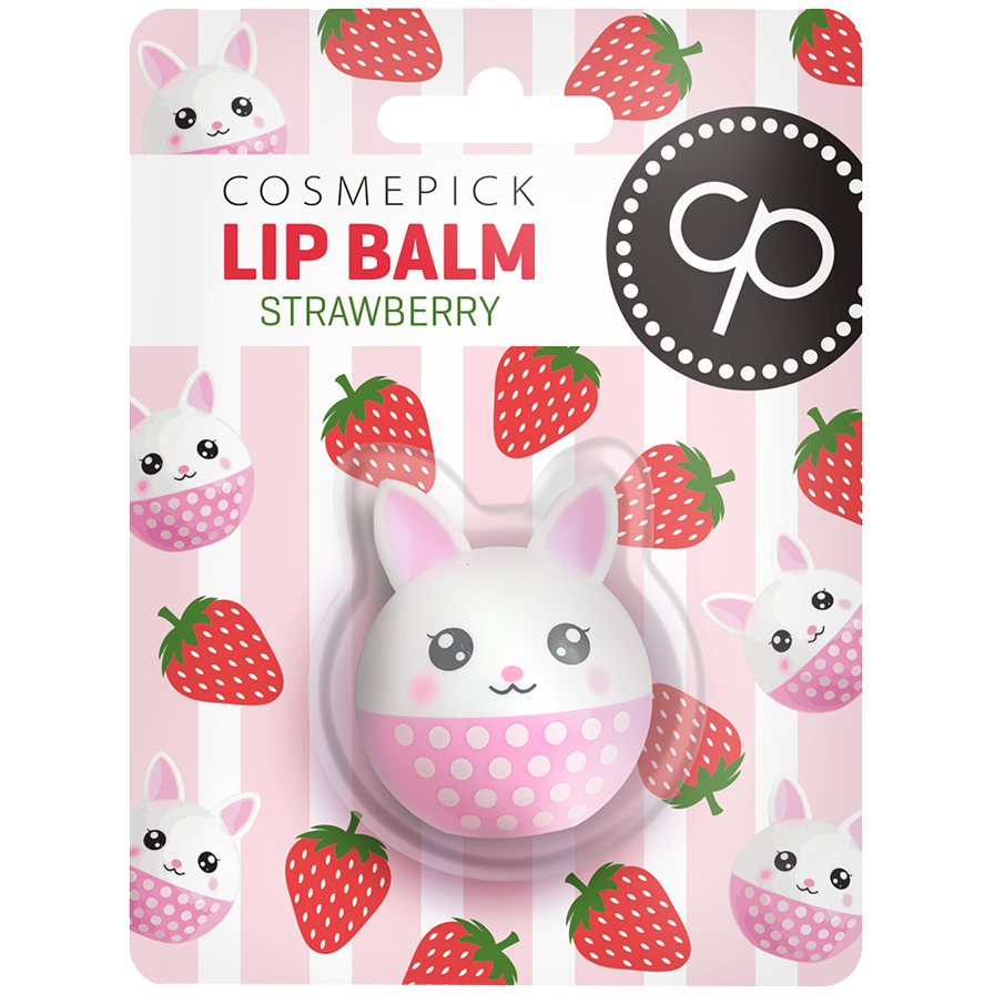 Cosmepick truskawkowy balsam do ust, 6 g