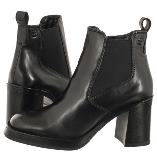 Botki Tamaris Czarne 1-25067-41 003 Black Leather