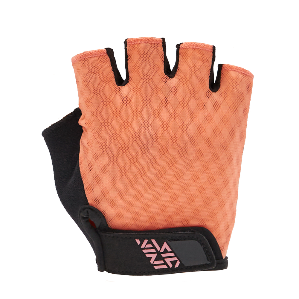 Damskie rękawiczki rowerowe Silvini Aspro coral/black - M