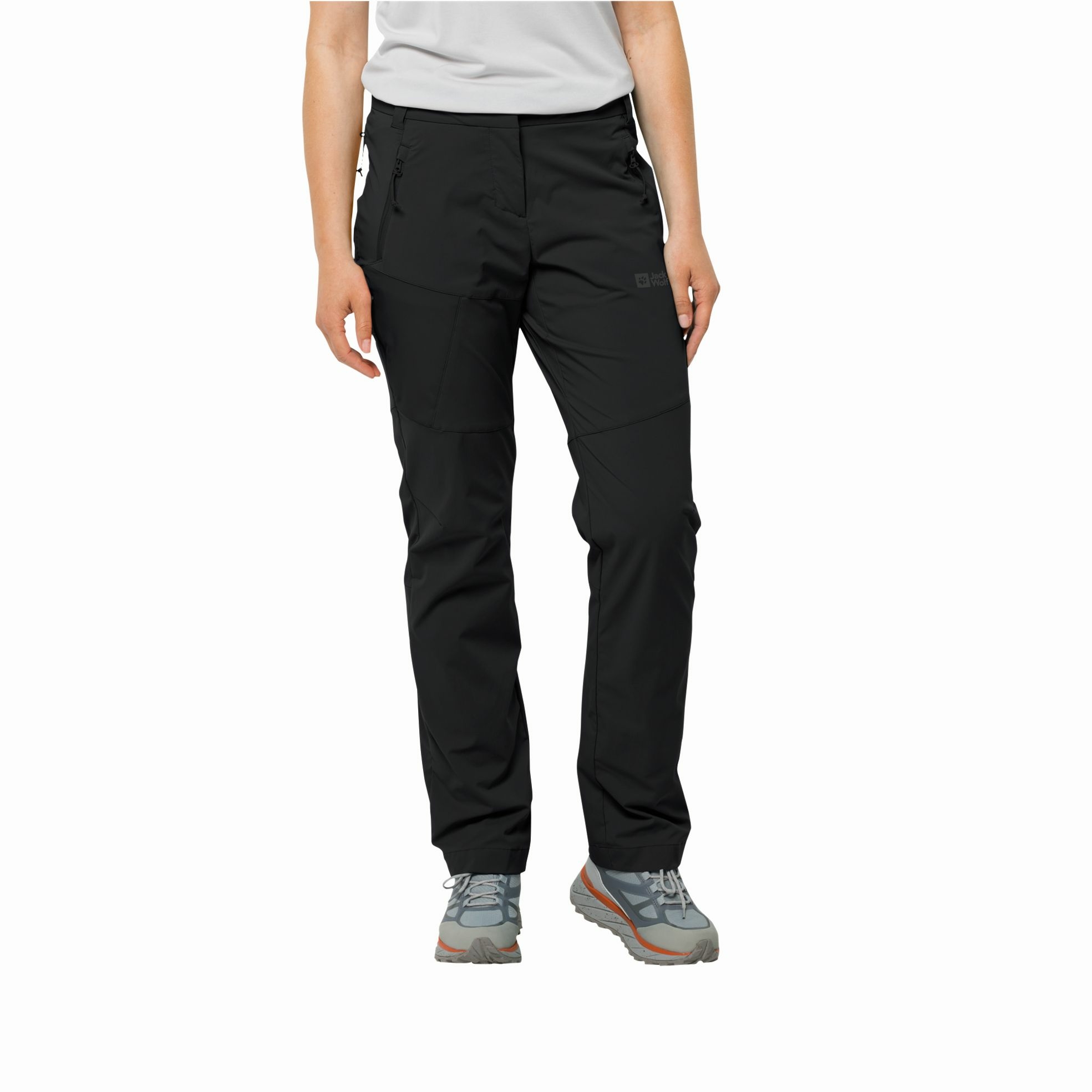 Damskie spodnie softshellowe Jack Wolfskin GLASTAL PANTS W black - 44L