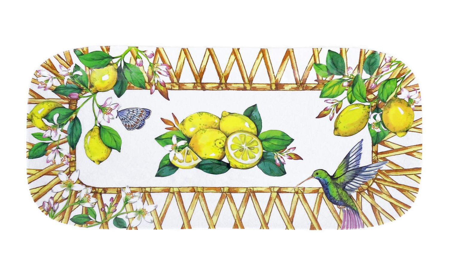 Les Jardins de la Comtesse - Taca z melaminy na przystawki Capri 37,5 x 17 cm