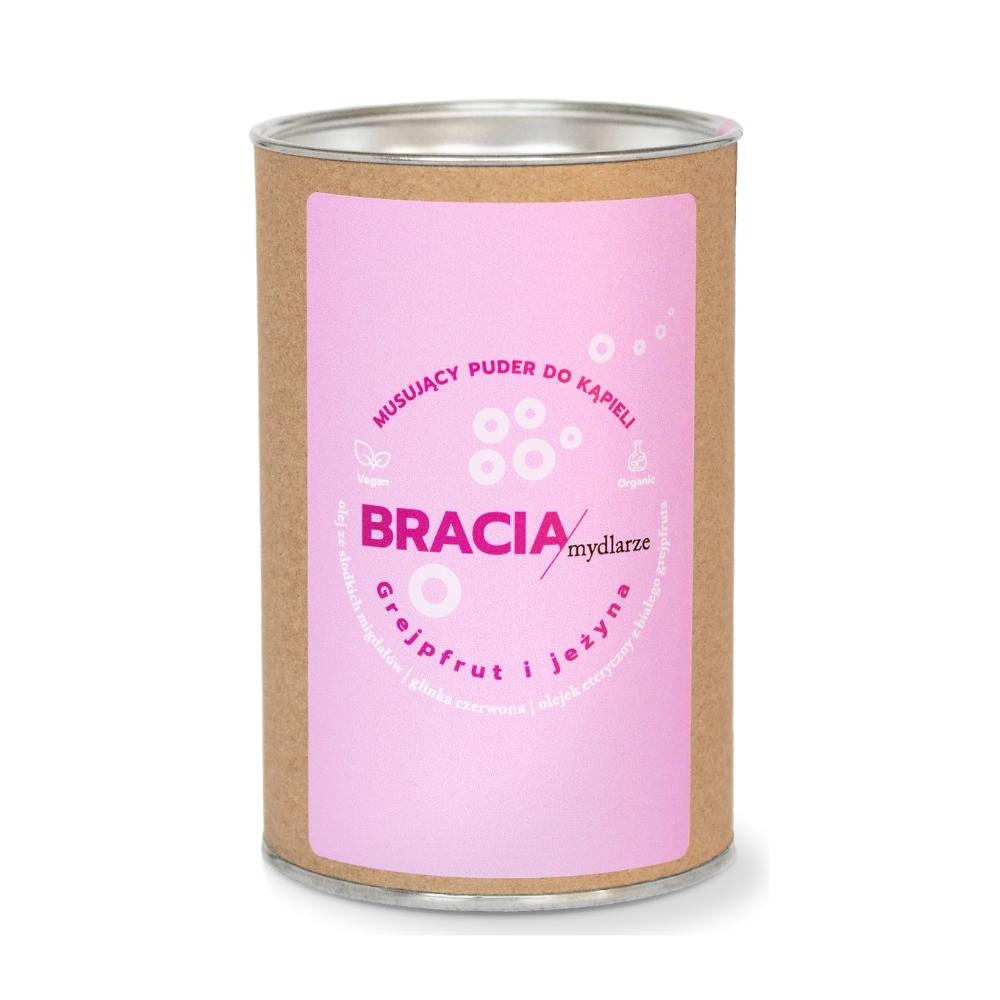 Bracia Mydlarze musujący puder do kąpieli grejpfrut i jeżyny, 300 g