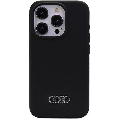 Etui AUDI Silicone Case do Apple iPhone 15 Pro Max Czarny