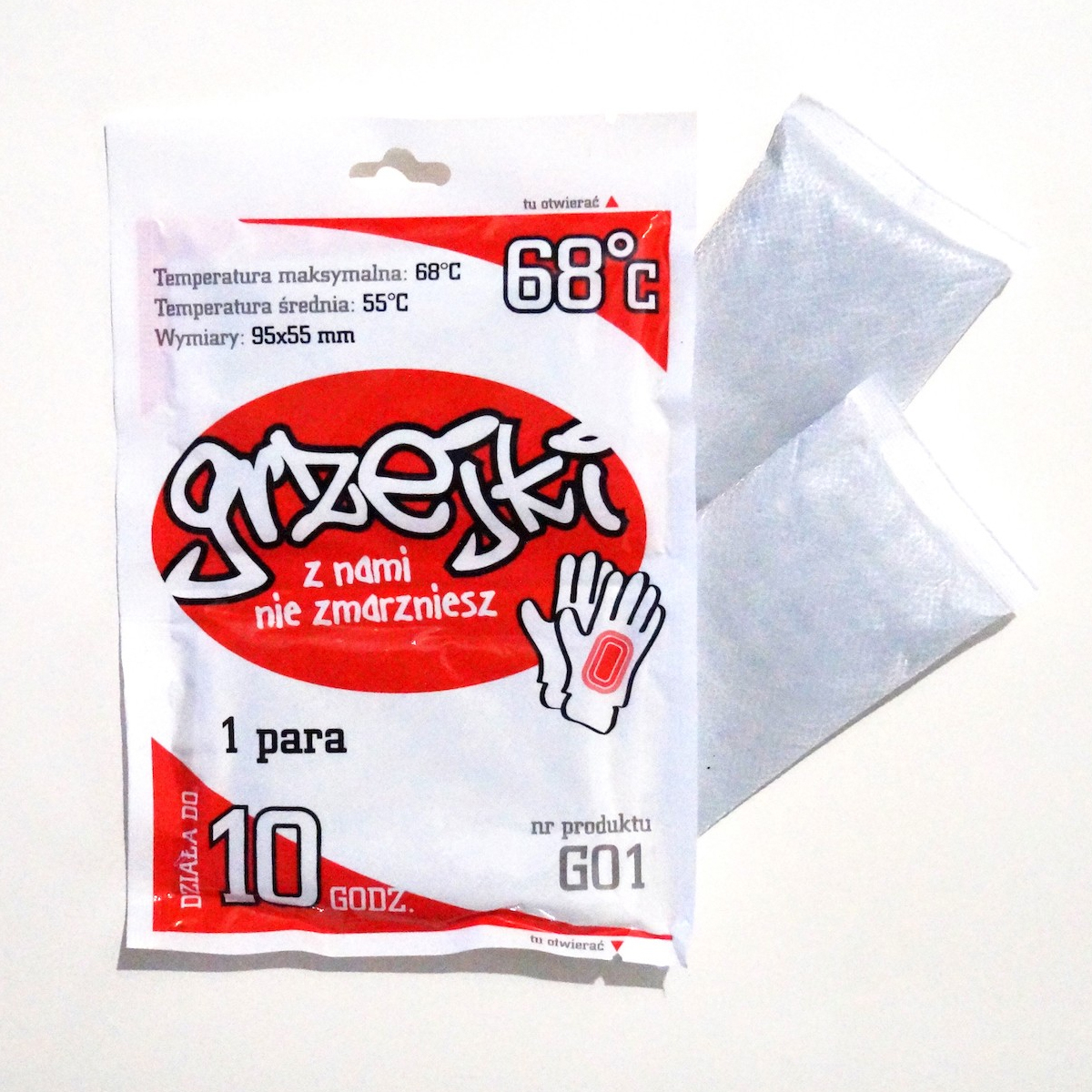 Ogrzewacze do rąk Grzejki (1 para) - ONE SIZE