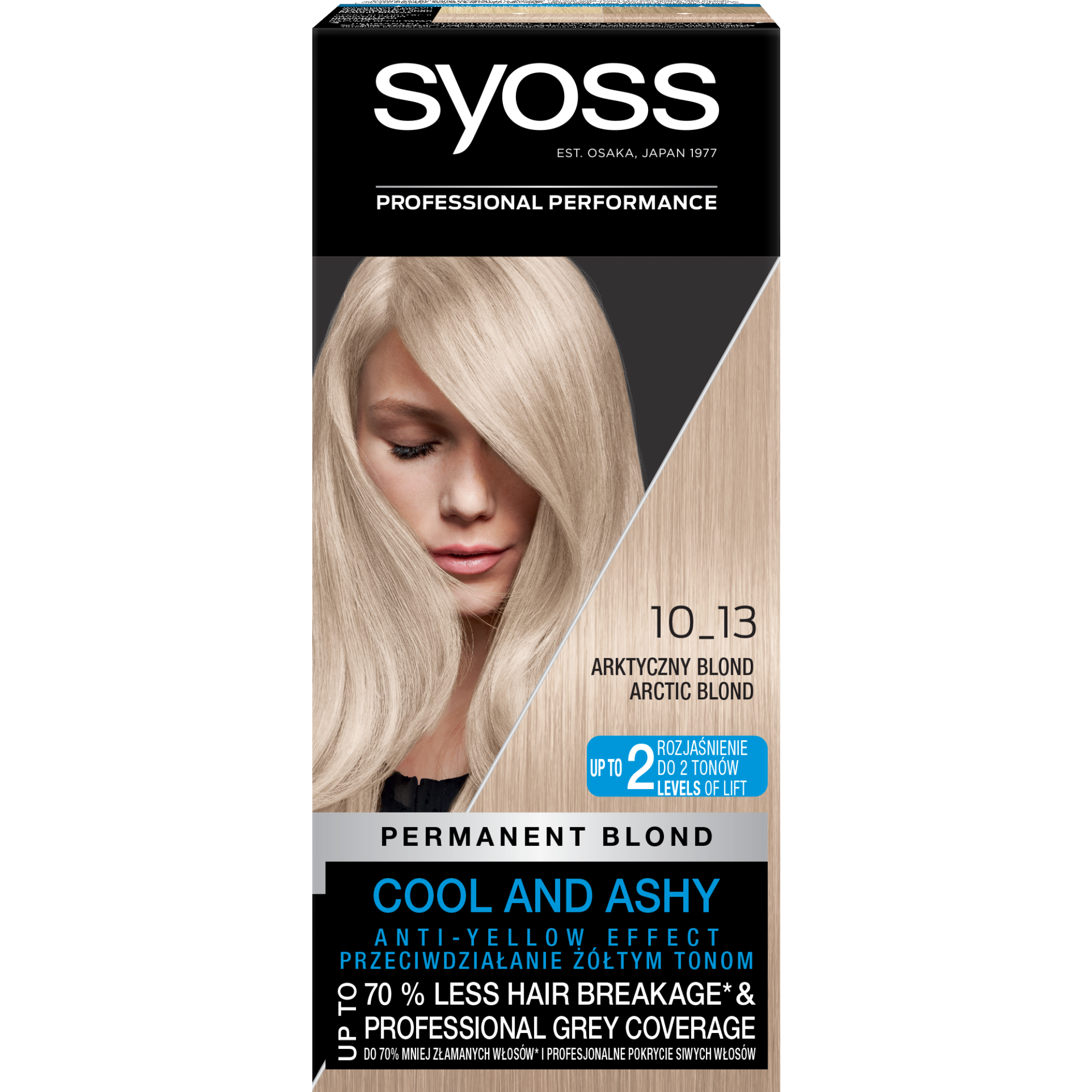 Syoss Permanent Blond Farba do włosów trwale koloryzująca nr 10-13 Arktyczny blond, 115 ml