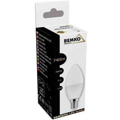 Żarówka LED BEMKO Samsung Inside D84-SLB-E14-C37-075-4K 7.5W E14