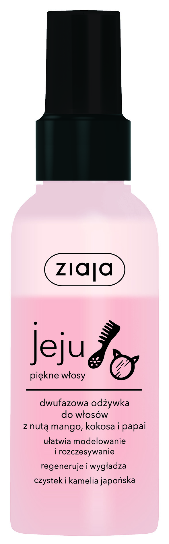 Ziaja Jeju, odżywka dwufazowa do włosów, 125 ml