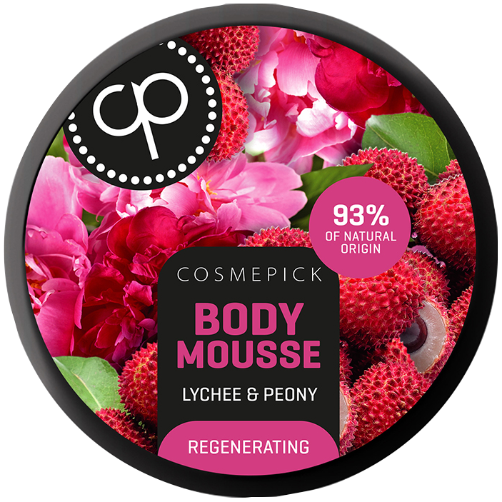 Cosmepick Lychee&Peony mus do ciała, 200 ml