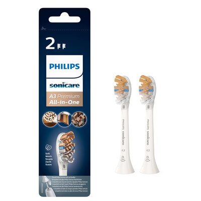 Oryginalne końcówki Philips Sonicare HX9092/10 Miękkie włókna (2 szt.) (Kompleksowa zaawansowana pielęgnacja)