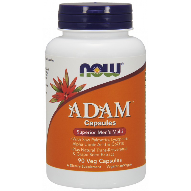 Now Foods Adam suplement diety multiwitaminy i minerały dla mężczyzn, 90 kaps./1 opak.
