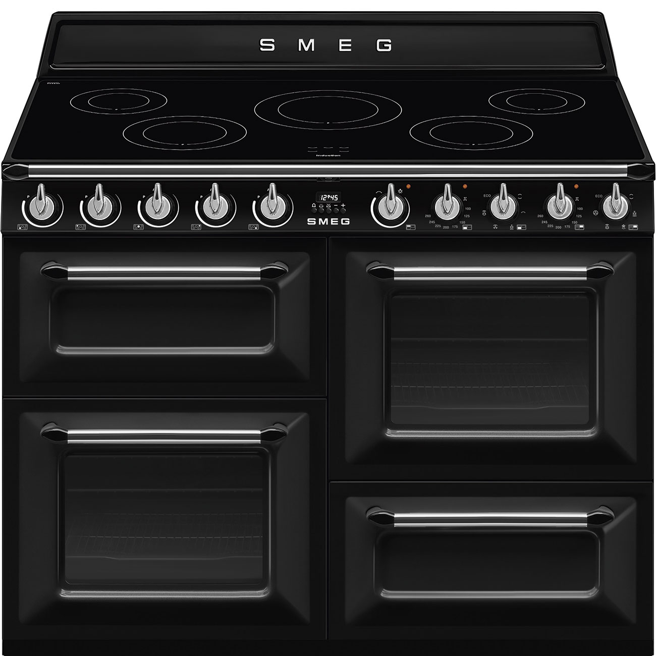 Smeg - Kuchnia wolnostojąca Victoria TR4110IBL2 Czarna