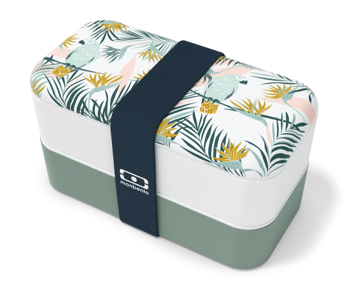 Monbento - Lunchbox Bento Original Fr Graphic Parrots
