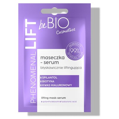 Maseczka BEBIO Phenomenal Lift serum liftingująca 10 ml