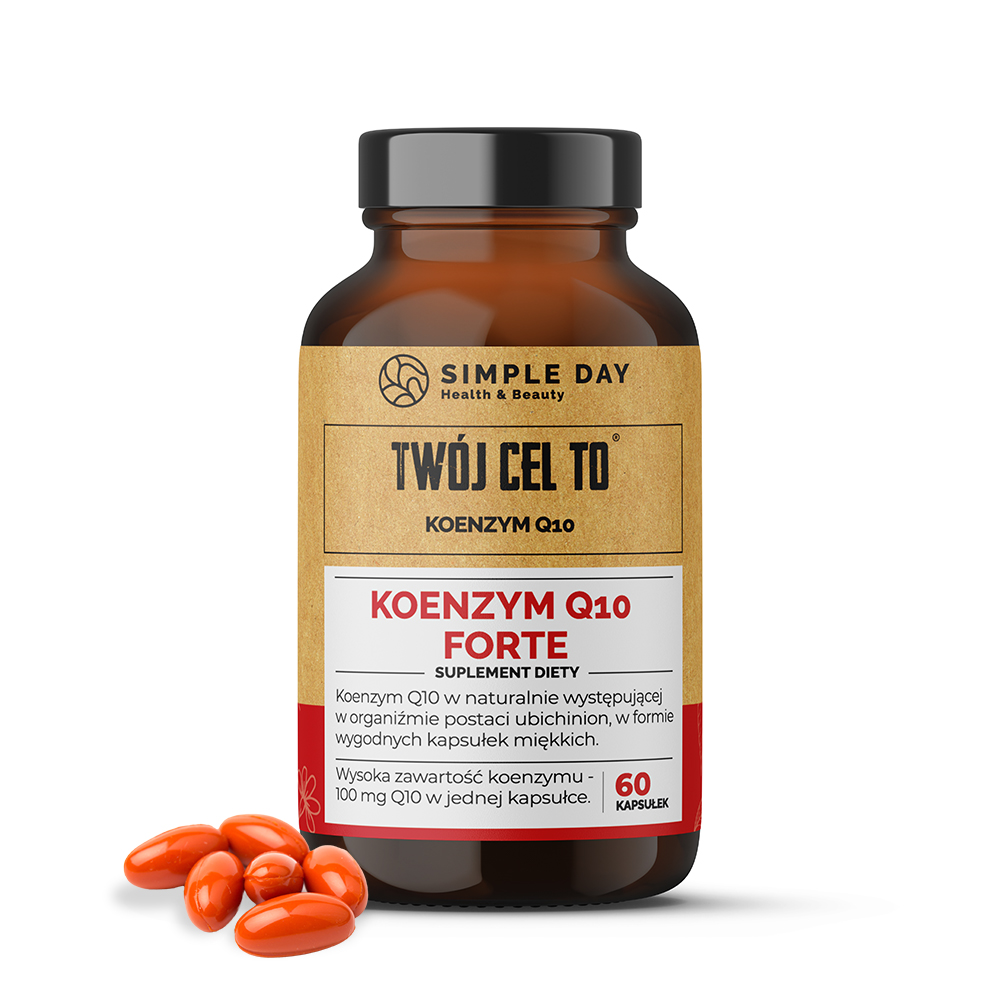 Twój Cel To Koenzym Q10 suplement diety Koenzym Q10 Forte, 90 kaps./1 opak.