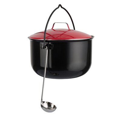 Kociołek na ognisko ACTIVA 11110 14L Czarno-czerwony