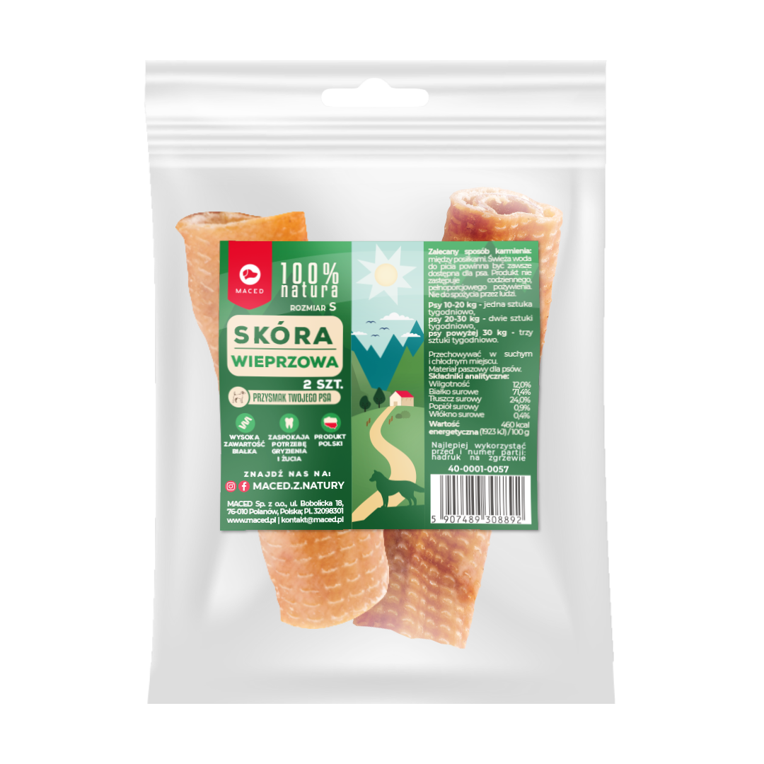 MACED 100% Natura Skóra wieprzowa S 2 szt.