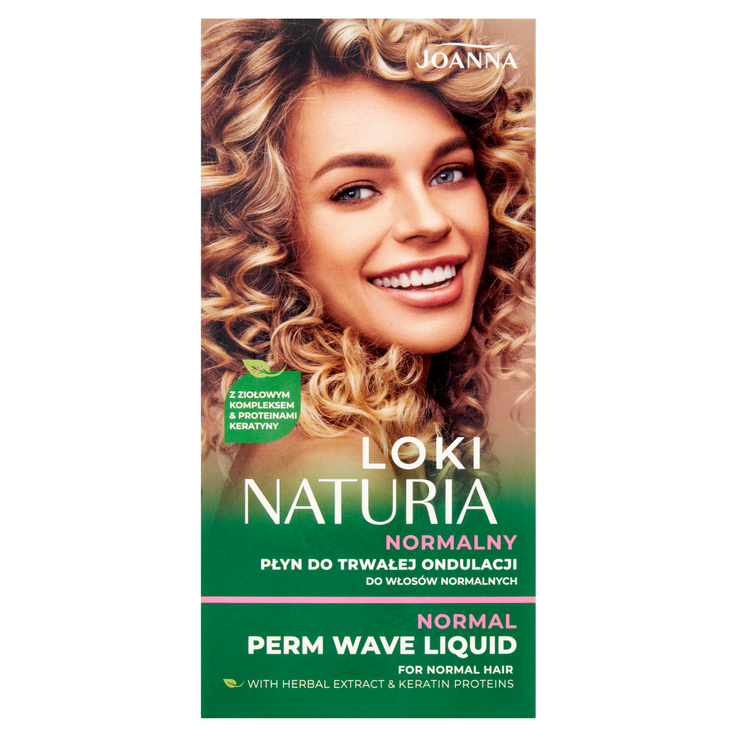 Joanna Naturia Loki płyn do trwałej ondulacji włosów normalny, 1 szt.