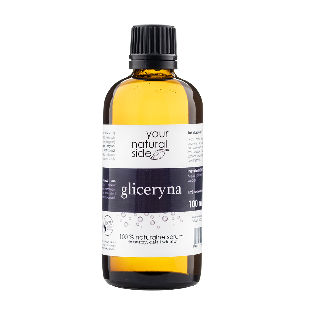 YOUR NATURAL SIDE Gliceryna roślinna 100% naturalna (bez oleju palmowego)