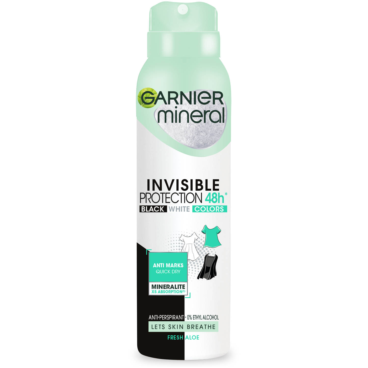 Garnier Mineral Fresh Aloe antyperspirant w sprayu damski, 250 ml