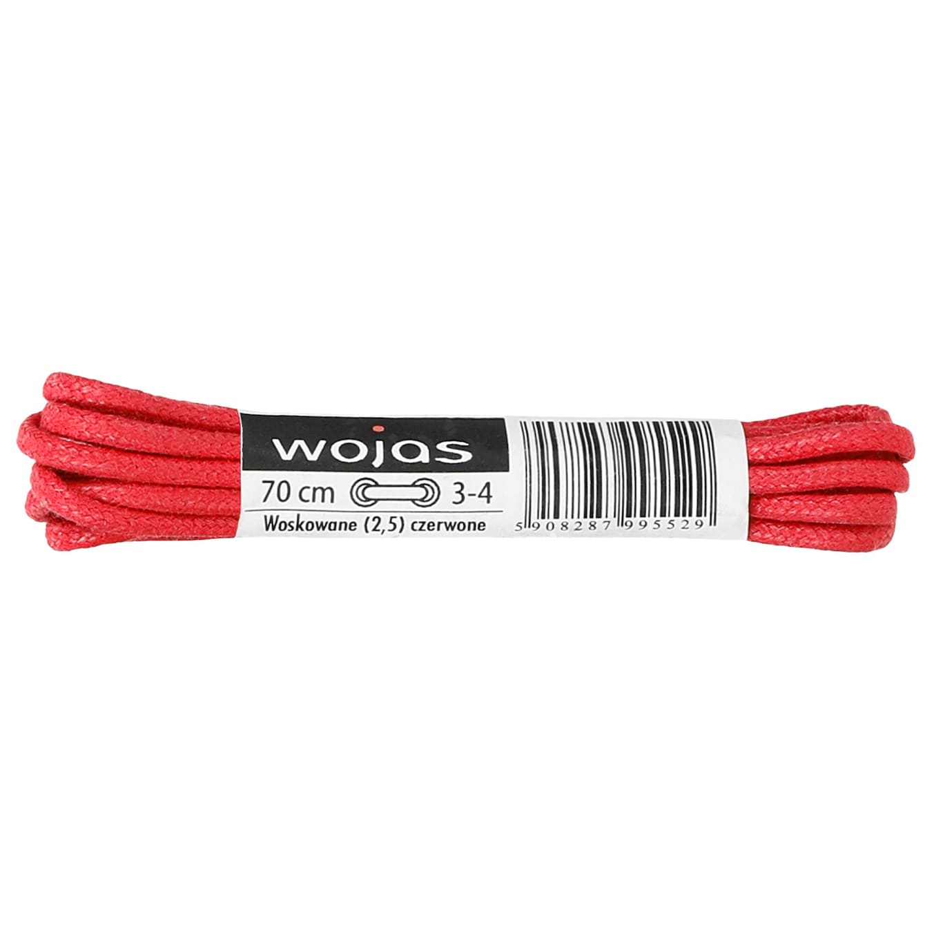 Wojas Czerwone Sznurowadła Woskowane 70Cm