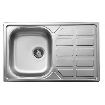 Zlewozmywak jednokomorowy z ociekaczem DEANTE Soul ZEO 3113 49x78