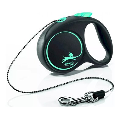 Smycz FLEXI Black Design XS (3 m - 8 kg) Czarno-niebieski