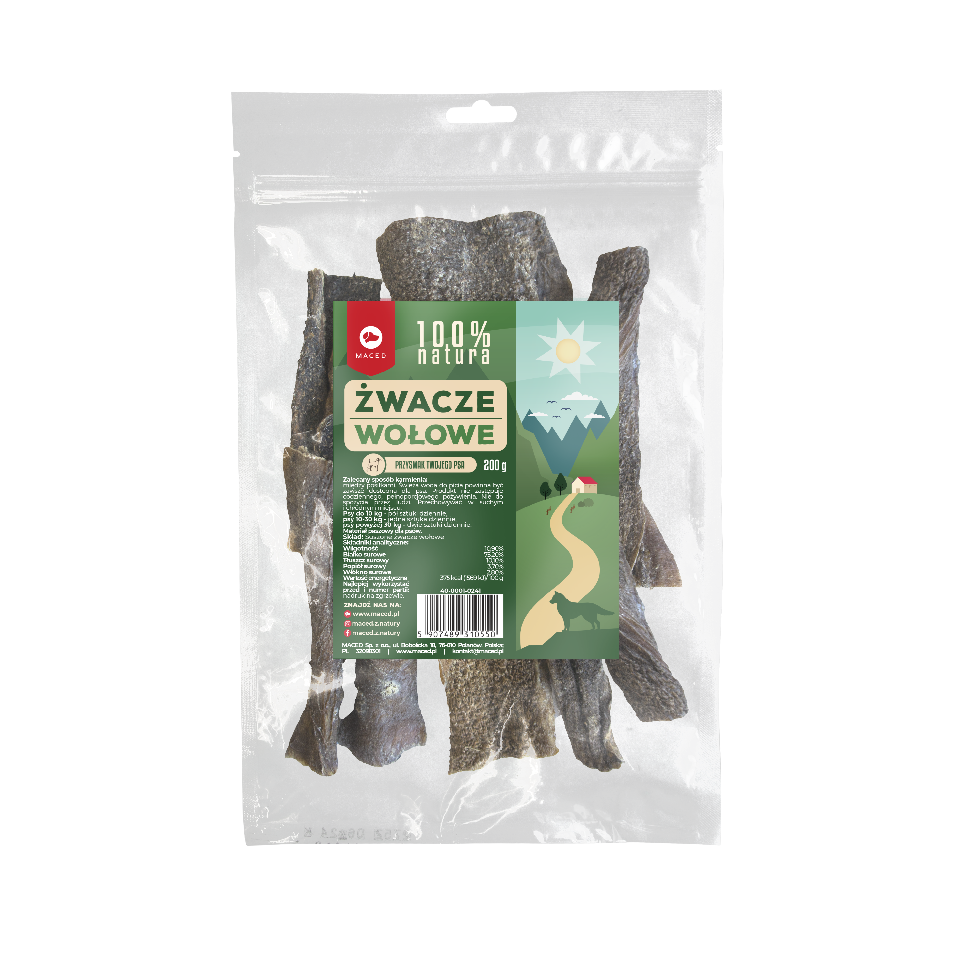 MACED Żwacze wołowe 200 g