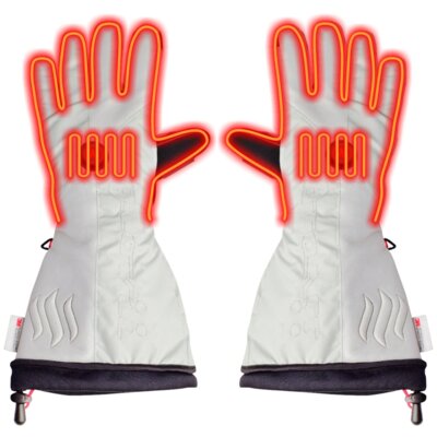 Podgrzewane rękawice GLOVII GS8L (rozmiar L) Szary