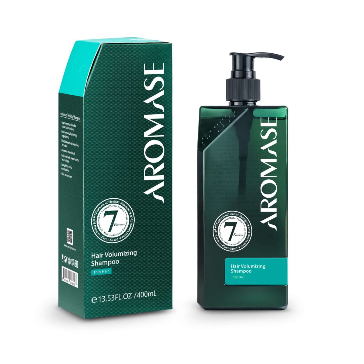 Aromase Hair Volumizing Shampoo szampon zwiększający objętość włosów do każdego typu skóry głowy, 400 ml