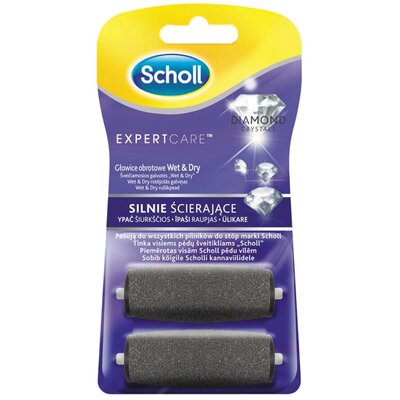 Głowica obrotowa SCHOLL Expert Care™ Wet&Dry silnie ścierające z kryształkami diamentów (2 sztuki)