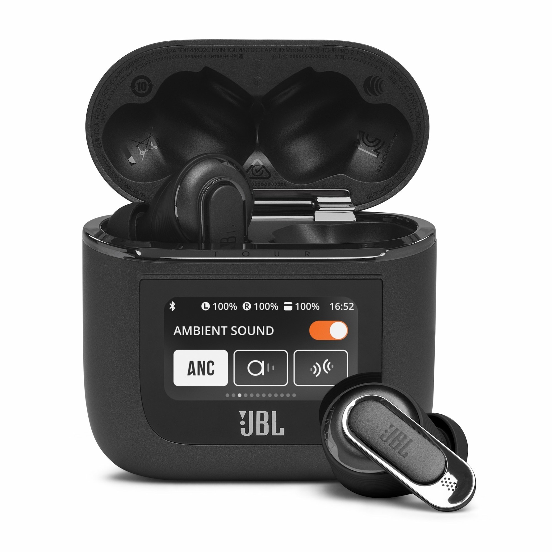 JBL Tour Pro 2 TWS Black - słuchawki douszne