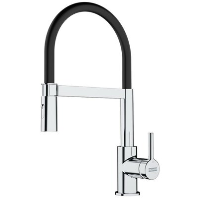 Bateria kuchenna stojąca FRANKE Lina semi-pro z wyciąganą wylewką Chrom/czarny 115.0626.085