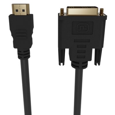 Kabel HDMI - DVI-D Single Link GEMBIRD CC-HDMI-DVI-6 1.8 m