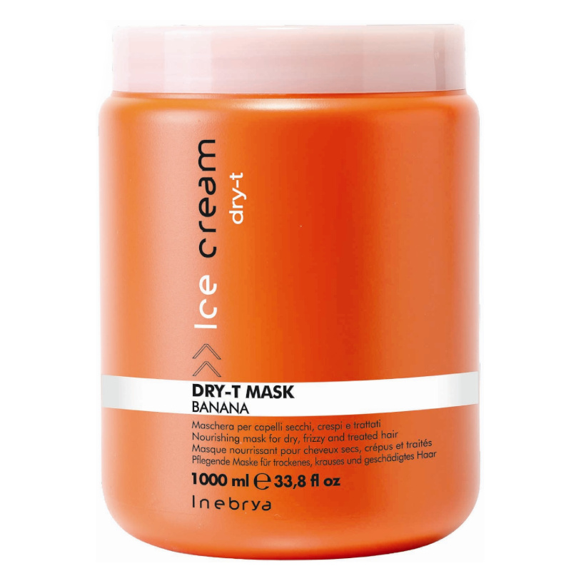 Inebrya Dry-T nawilżająco-odżywcza maska do włosów suchych i zniszczonych, 1000 ml