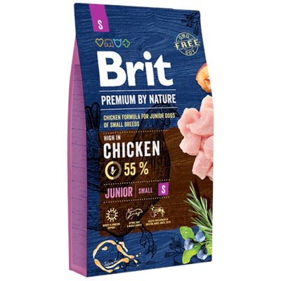 Karma dla psa BRIT Premium By Nature Junior Small Kurczak 3 kg