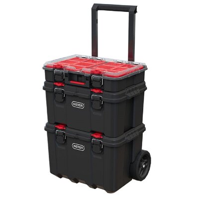 Zestaw skrzynek narzędziowych KETER Stack'N'Roll (3 szt.)
