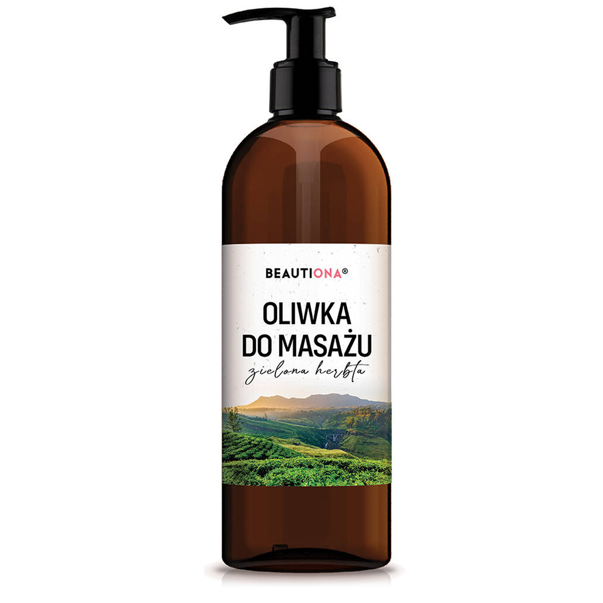 Beautiona olejek do masażu ciała zielona herbata, 500 ml