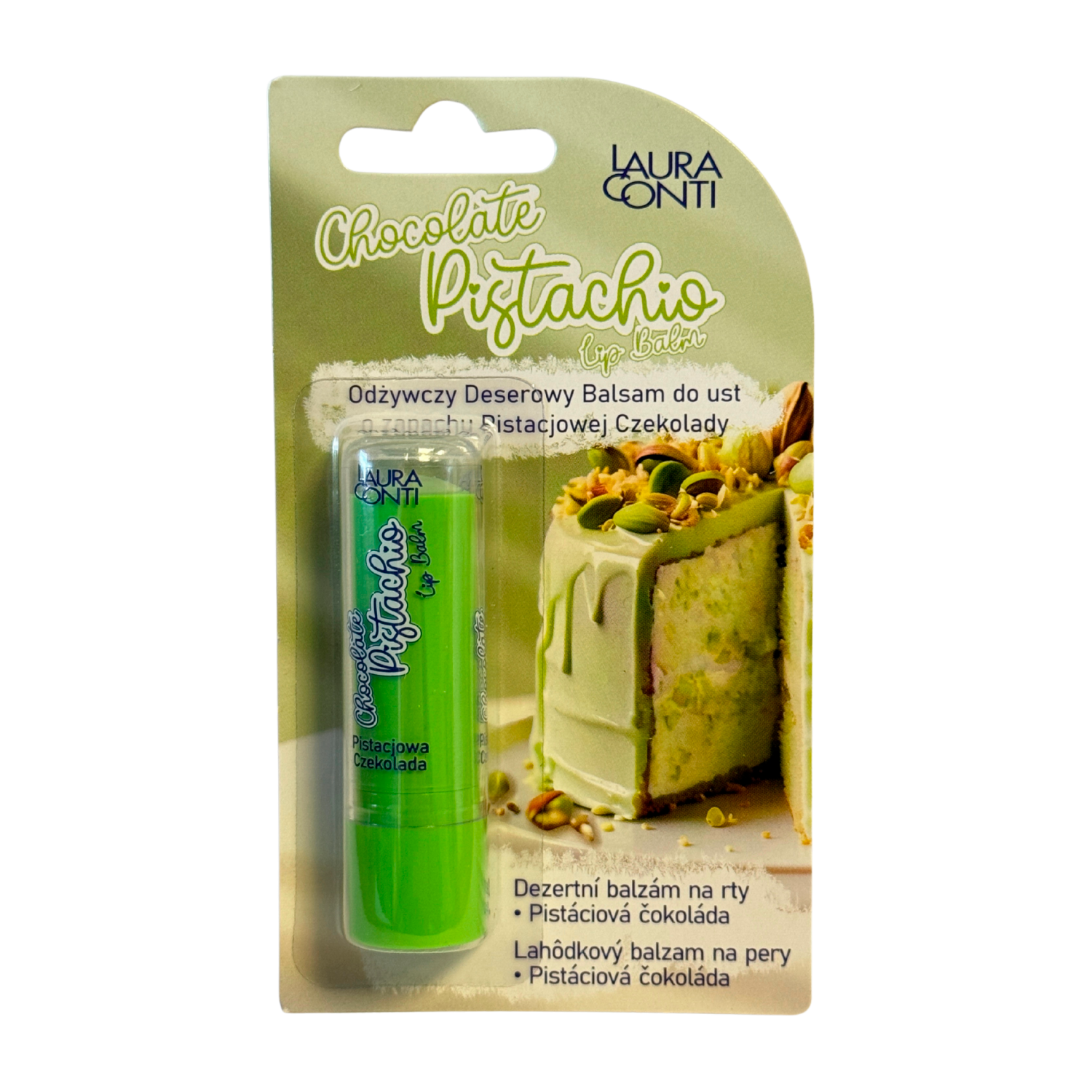 Laura Conti balsam do ust o zapachu Czekolady pistacjowej, 4,8 g