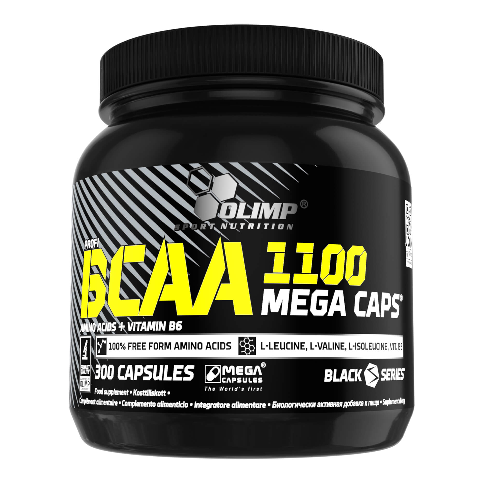 Olimp Sport Nutrition BCAA 1100 Mega Caps suplement diety - BCAA, 300 kaps./1 opak.