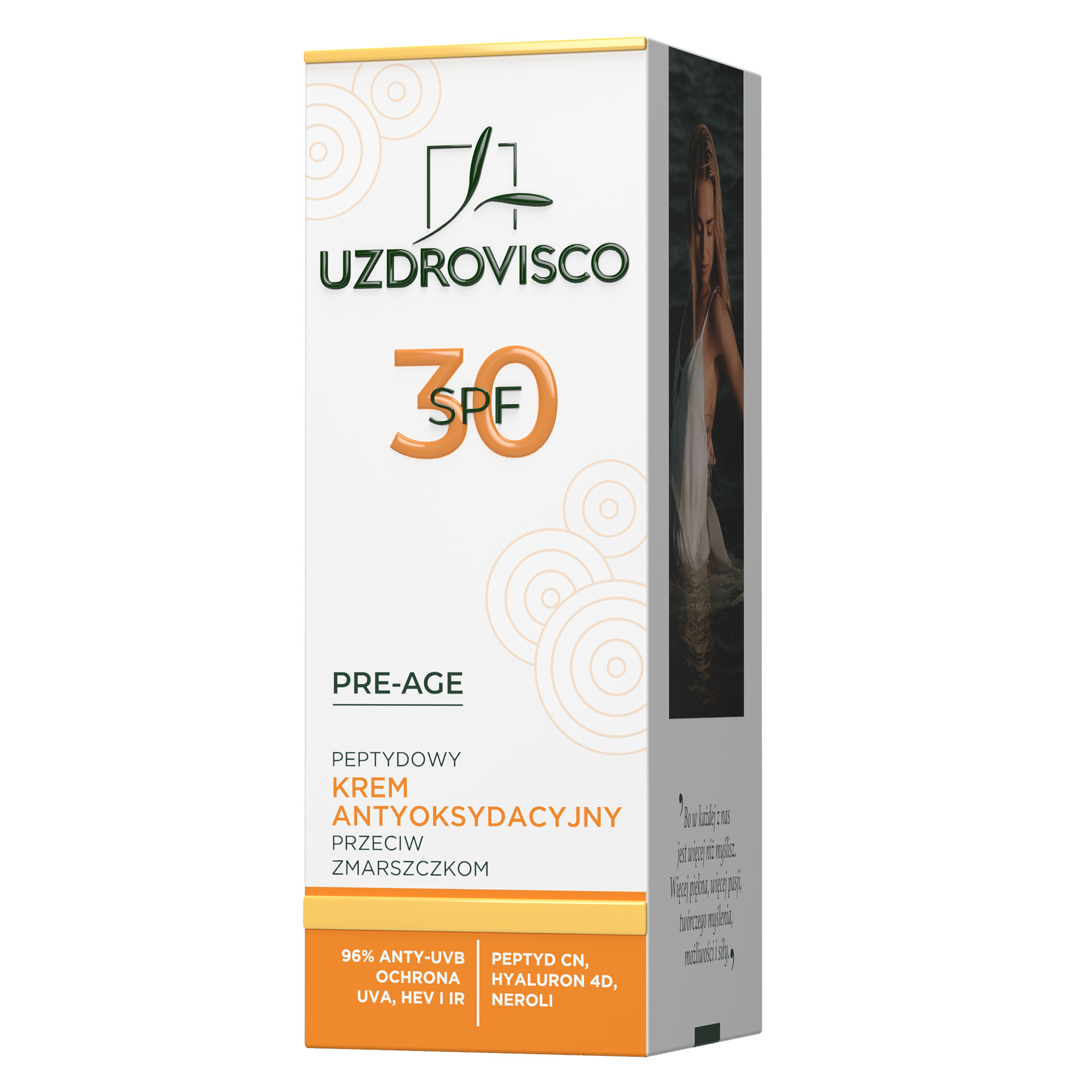 Uzdrovisco Pre-Age krem rozjaśniający do twarzy SPF30, 50 ml