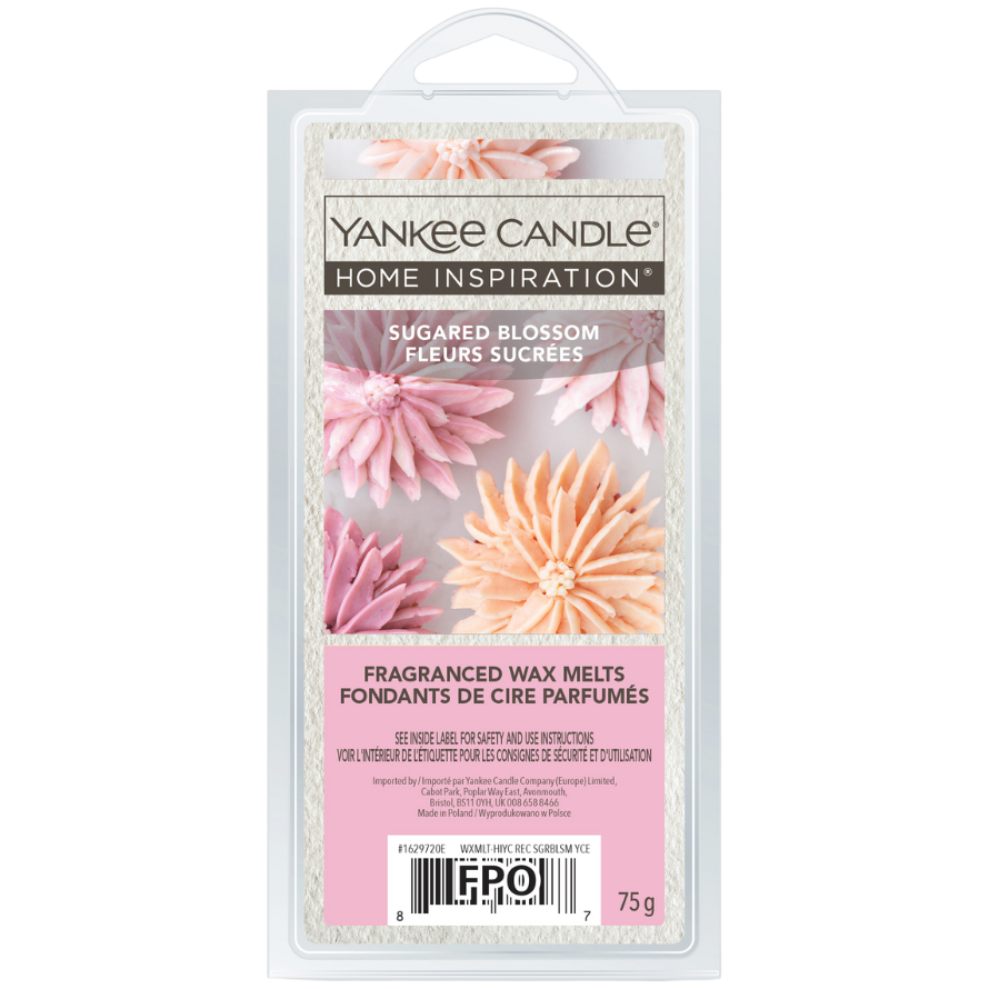 Yankee Candle Home Inspiration Sugar Blossom wosk zapachowy, 75 g
