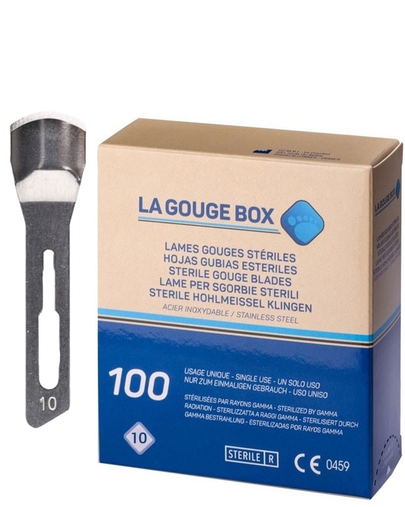 Dłutka La Gouge Box rozmiar 10, 100 szt.