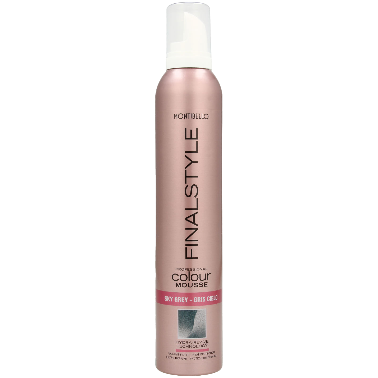 Montibello Finalstyle koloryzująca pianka do włosów szarość, 320 ml