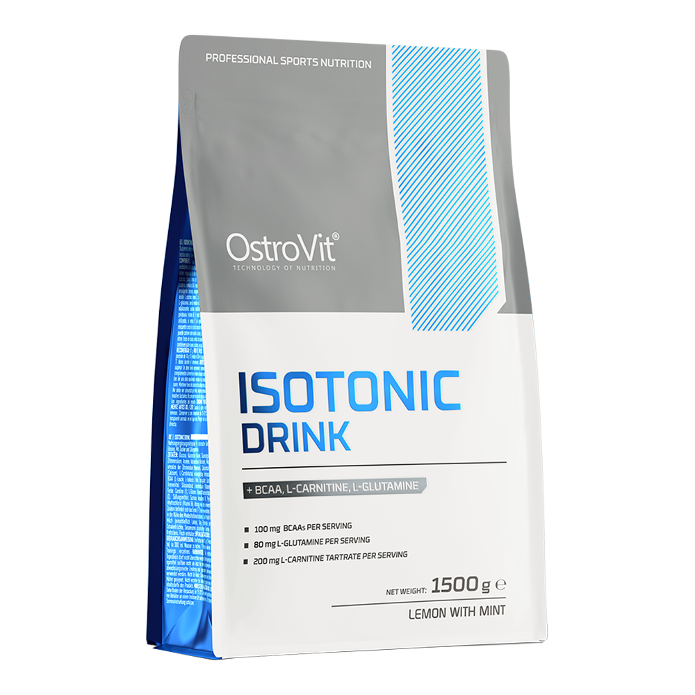 OstroVit Izotonik Drink 1500 g o smaku cytrynowo-miętowym