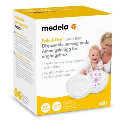 Wkładki laktacyjne MEDELA Ultra Thin (60 sztuk)