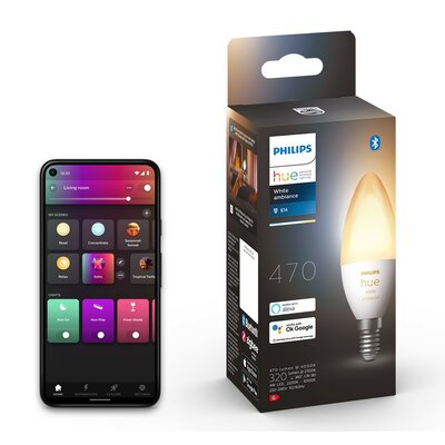 Inteligentna żarówka LED PHILIPS HUE 212734 4W E14 Bluetooth, ZigBee