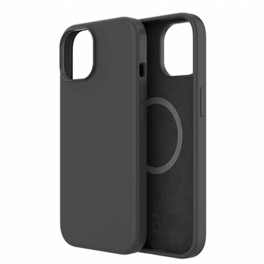 B.Safe Magnetic Silicon Case Black - etui iPhone 15 Plus/14 Plus