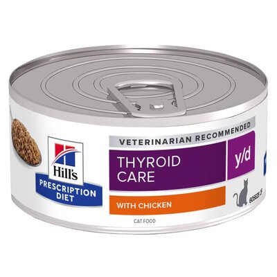 Karma dla kota HILL'S Prescription Diet Y/D Thyroid Care Kurczak 156 g